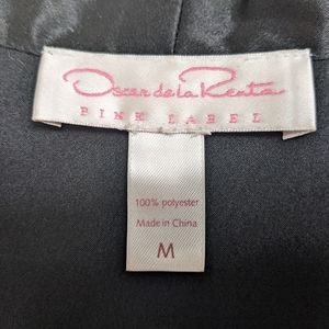 Oscar de la Renta Pink Label Black Robe